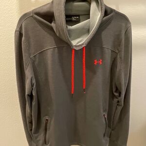 Under Armour gray sweatshirt with cowl neck